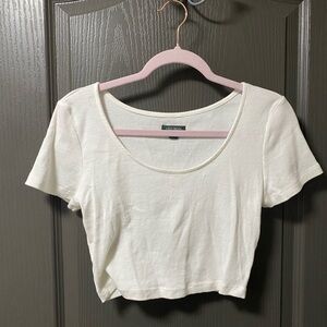 Wild Fable White Crop Top